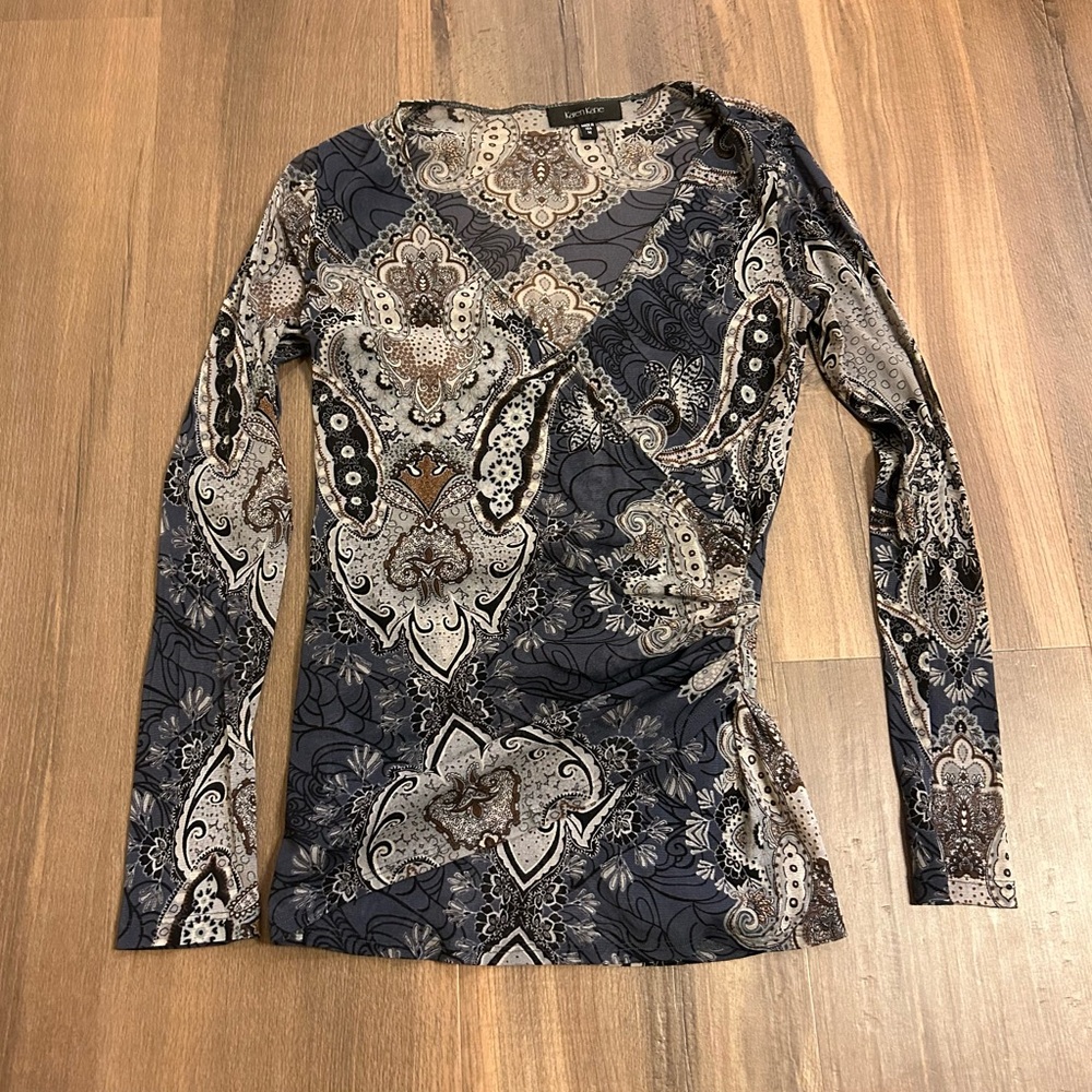 Vintage Y2K Style Mesh Top M